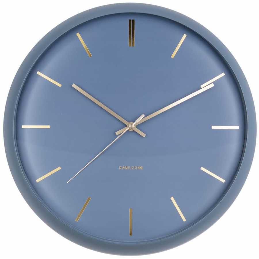 Karlsson Globe Wall Clock Dark Blue Naken Interiors